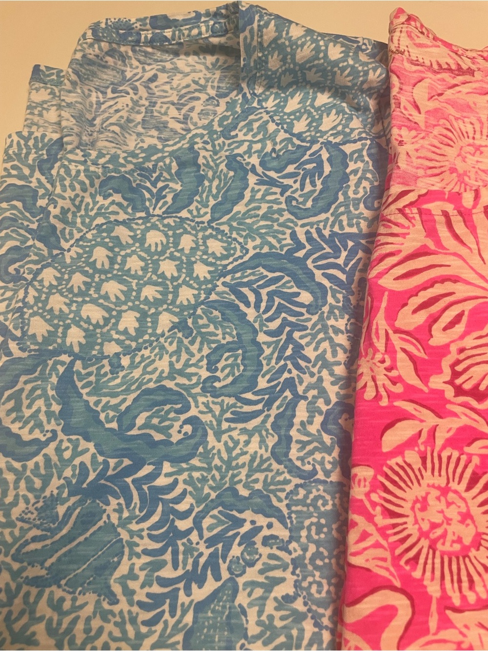 Lilly Pulitzer Etta Scoop neck 100% cotton tee’s ALL 3! Beach Resort Preppy - Picture 6 of 12